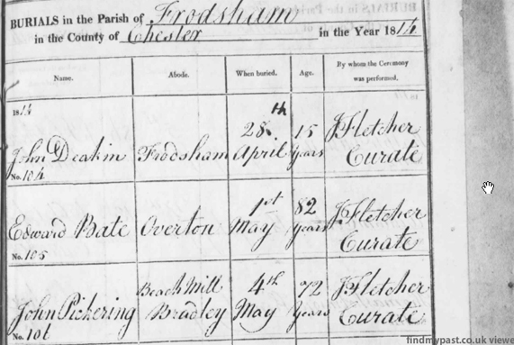 John Pickering of Beach Burial