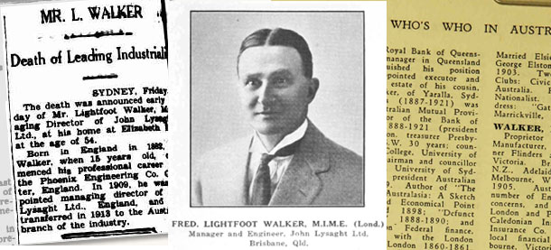 Fred Lightfoot Walker Australia